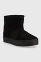 Cipele za snijeg od brušene kože Chiara Ferragni Eyelike crna