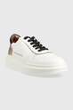 Kožené sneakers boty Alexander Smith Cambridge ASAVL1D34WCP bílá AW22