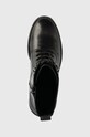 Кожени боти Guess черен FL8BYK.LEA10.BLACK