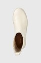 Guess sztyblety skórzane beżowy FL8IBB.LEA10.CREAM