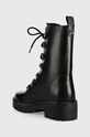 Παπούτσια Δερμάτινα workers Guess Iccon FL8ICC.LEA10.BLACK μαύρο