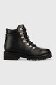Guess botki imitacja skóry licowej czarny FL8ISS.LEL09.BLACK