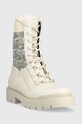 Μποτάκια εργασίας Guess Odalis FL8OSD.FAL10.CREAM μπεζ AW22