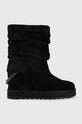 Guess śniegowce zamszowe Hadama nieocieplane czarny FL8HDM.SUE10.BLACK