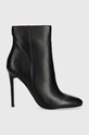 Kožené kotníkové boty Guess Reddi nezateplené černá FL8RDI.LEA10.BLACK