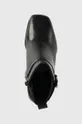 μαύρο Δερμάτινες μπότες Tory Burch Multi Logo