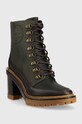 Tory Burch botki Miller 85311.200 zielony AA00