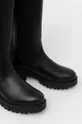 μαύρο Δερμάτινες μπότες HUGO Axel