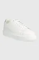 Δερμάτινα αθλητικά παπούτσια HUGO Quiver λευκό