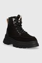 BOSS bocanci de piele Foster 50481078.001 negru AW22