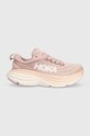 Hoka One One running shoes Bondi 8 flat pink 1127952