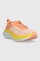 Hoka One One running shoes Bondi 8 orange