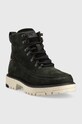 Levi's pantofi de piele intoarsa Solvi High D5349.0004.59 verde AW22