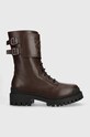 Pinko workery skórzane Cumino nieocieplane brązowy 1H2135.A072.L69