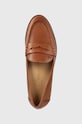 Lauren Ralph Lauren mocasini de piele Wynnie maro 802875318002.270