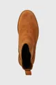 barna Lauren Ralph Lauren magasszárú cipő velúrból