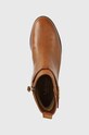 Nízké kozačky Lauren Ralph Lauren Burnished Calf hnědá 802882390001.270