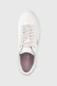 λευκό Δερμάτινα αθλητικά παπούτσια Lacoste Powercourt