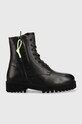 Pepe Jeans cizme de piele Trucker Laces W cu snur negru PLS50451.999