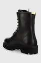 Încălțăminte Pepe Jeans cizme de piele Trucker Laces W PLS50451.999 negru