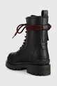 Încălțăminte Karl Lagerfeld bocanci de piele X Cara Biker Ii KL94660.E00 negru