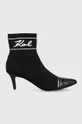 čierna Členkové topánky Karl Lagerfeld PANDARA Dámsky