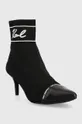 Členkové topánky Karl Lagerfeld PANDARA čierna