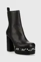 Δερμάτινες μπότες Karl Lagerfeld Strada μαύρο