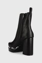 Încălțăminte Karl Lagerfeld cizme de piele Strada KL30144.000 negru