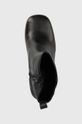 černá Kožené kotníkové boty Karl Lagerfeld Strada