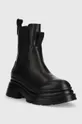 Kožené topánky chelsea Karl Lagerfeld DANTON čierna