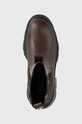 Δερμάτινες μπότες τσέλσι Karl Lagerfeld Danton καφέ KL45065.044