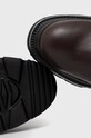 Kožené čižmy Karl Lagerfeld Danton hnedá KL45090.044