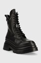 Кожени кубинки Karl Lagerfeld Danton KL45071.000 черен AW22