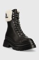 Karl Lagerfeld workery skórzane DANTON KL45075.000 czarny AW22
