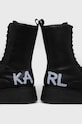 Karl Lagerfeld botki skórzane ZEPHYR ZEPHYR czarny KL42475.000