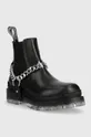 Δερμάτινες μπότες τσέλσι Karl Lagerfeld Biker Ii μαύρο