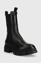 Kožené topánky chelsea Karl Lagerfeld ARIA čierna