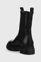 Boty Kožené kotníkové boty Karl Lagerfeld Aria KL43280.000 černá