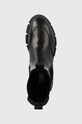 Karl Lagerfeld ghete chelsea de piele Aria negru KL43280.000