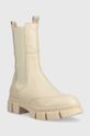 Karl Lagerfeld sztyblety skórzane ARIA KL43280.0H1 beżowy AW22