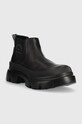 Boty s gumou Karl Lagerfeld Trekka Max KL43530.000 černá AW22