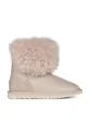 ροζ Δερμάτινες μπότες χιονιού Emu Australia Teddy Wurren Γυναικεία