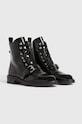 AllSaints workery skórzane Donita WF802P czarny AW22
