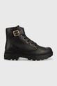 Kožené workery Coach Trooper nezateplené černá CB068.BLK