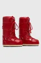 Μπότες χιονιού Moon Boot Icon Vinile Met κόκκινο