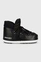 Moon Boot śniegowce Pumps Nylon imitacja skóry licowej czarny 14600300.BLACK