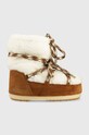 Зимние сапоги Moon Boot Light Low Shearling с утеплением коричневый 14600700.WHISKY