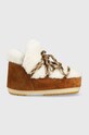 Moon Boot śniegowce Pumps Shearling brak zapięcia brązowy 14600900.WHISKY