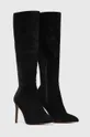 Elegantni škornji iz semiša Aldo Sophialaan črna